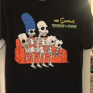 The Simpsons Treehouse of Horror Black T-Shirt